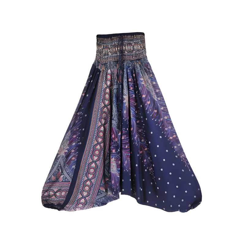 Women's Boho Harem Big Crotch Skirt Pants - A.A.Y FASHION