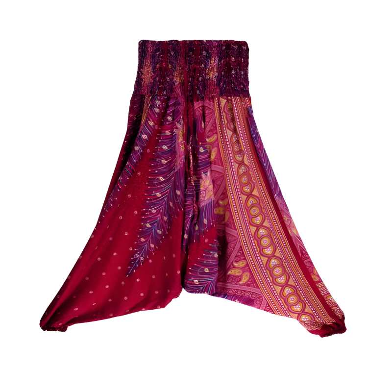 Women's Boho Harem Big Crotch Skirt Pants - A.A.Y FASHION