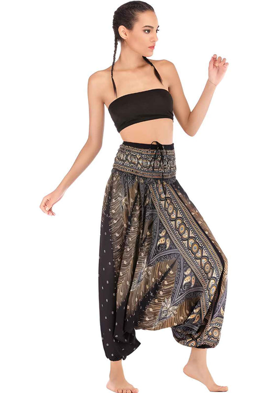 Women's Boho Harem Big Crotch Skirt Pants - A.A.Y FASHION