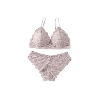 Lingerie Set  French Lace Bralette and Panties - A.A.Y FASHION