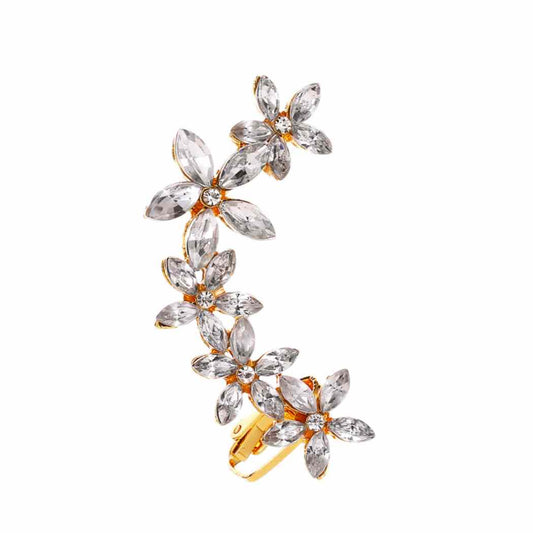 Luxury Bijoux Zircon Crystal Ear Clip - Fashion Jewelry - A.A.Y FASHION