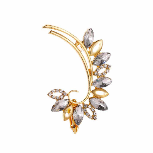 Women's Luxury Bijoux Zircon Crystal Ear Clip - Fashion Jewelry - A.A.Y FASHION
