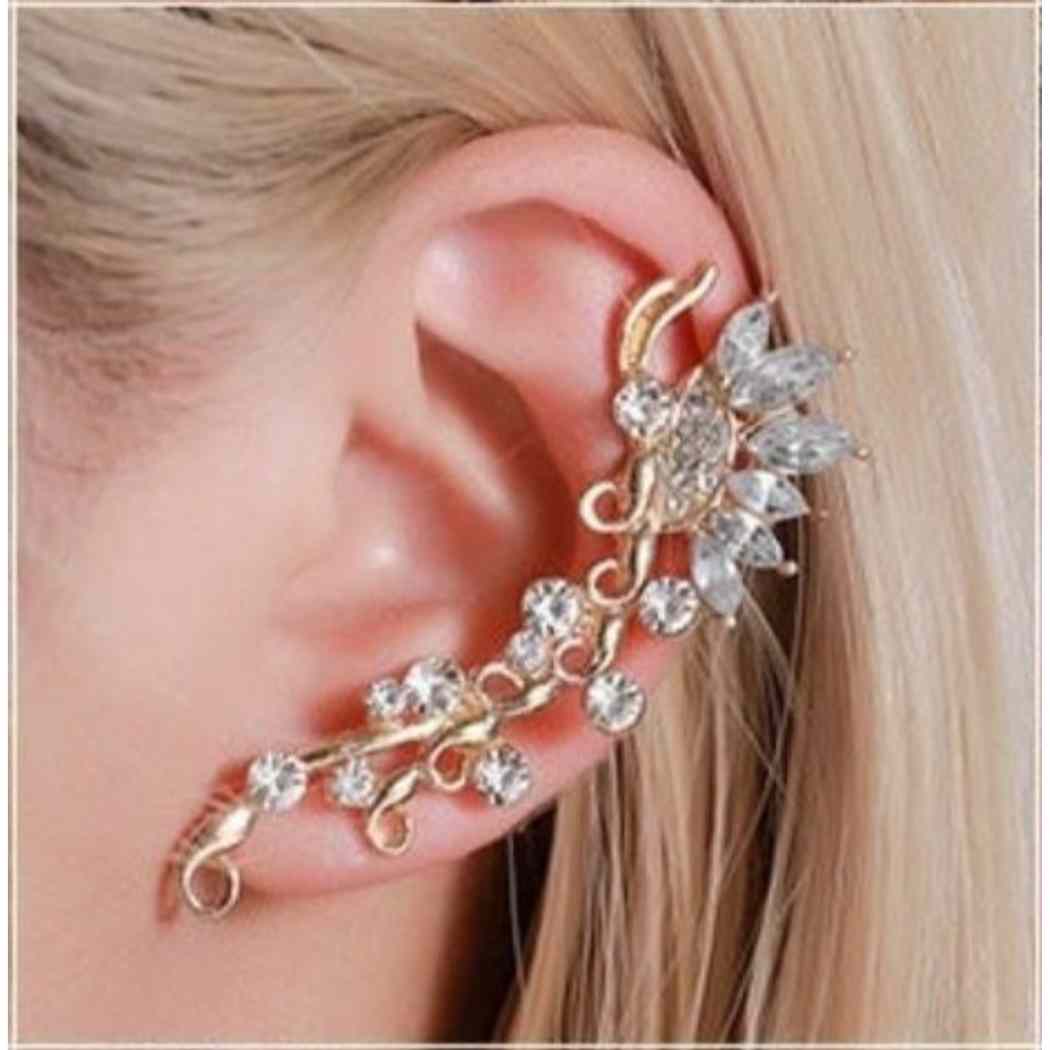 Women's Luxury Bijoux Zircon Crystal Ear Clip - Fashion Jewelry - A.A.Y FASHION