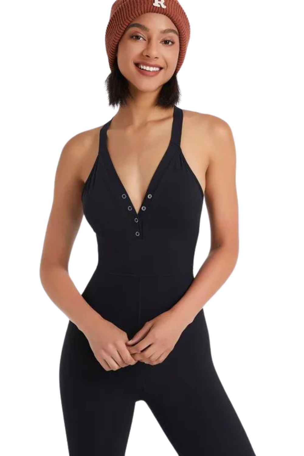 Women's Nude Yoga Jumpsuit Bodysuit - Versatile Fitness Unitard - A.A.Y FASHION