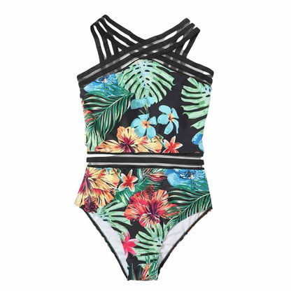Women's Bust Support Tummy Control One Piece Swimsuit - A.A.Y FASHION