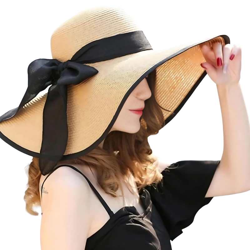 Wide Brim Floppy Beach Sun Hat - A.A.Y FASHION