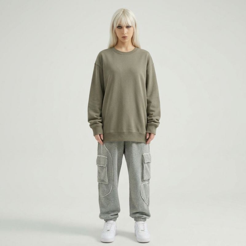 A.A.Y CORE Women’s Heavyweight Crewneck Sweatshirt, PODpartner