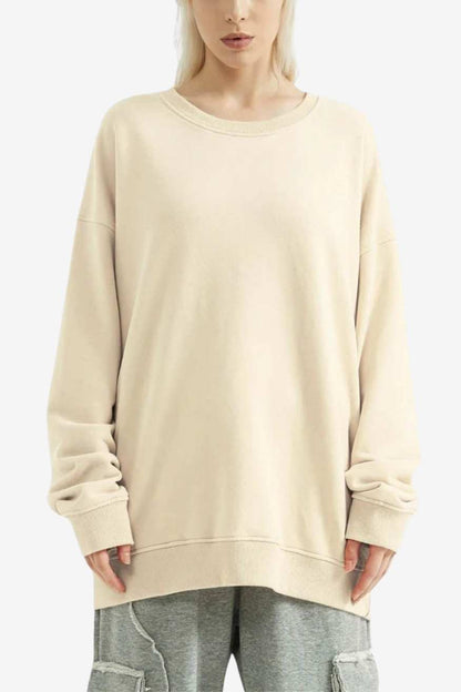 Women's Heavyweight Casual Long Sleeves Crewneck Sweatshirts, PODpartner