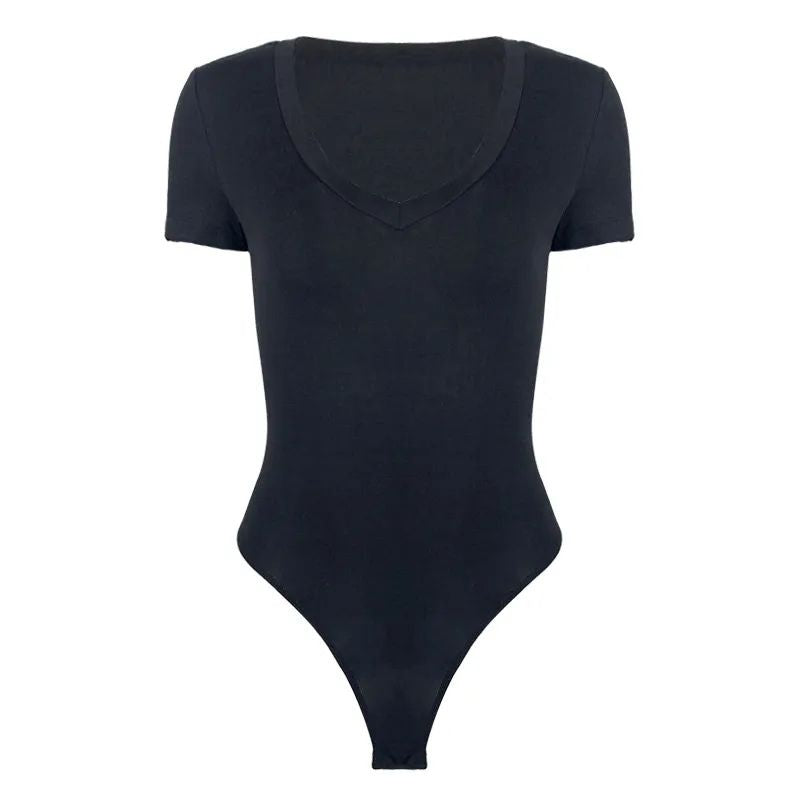 V-Neck Bodysuit T-Shirt