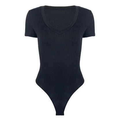 V-Neck Bodysuit T-Shirt