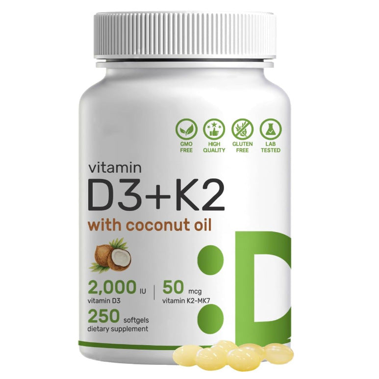High-Potency Vitamin D3 with K2 MK7 – 240 Softgels, Yiwu Cujia Trade Co., Ltd