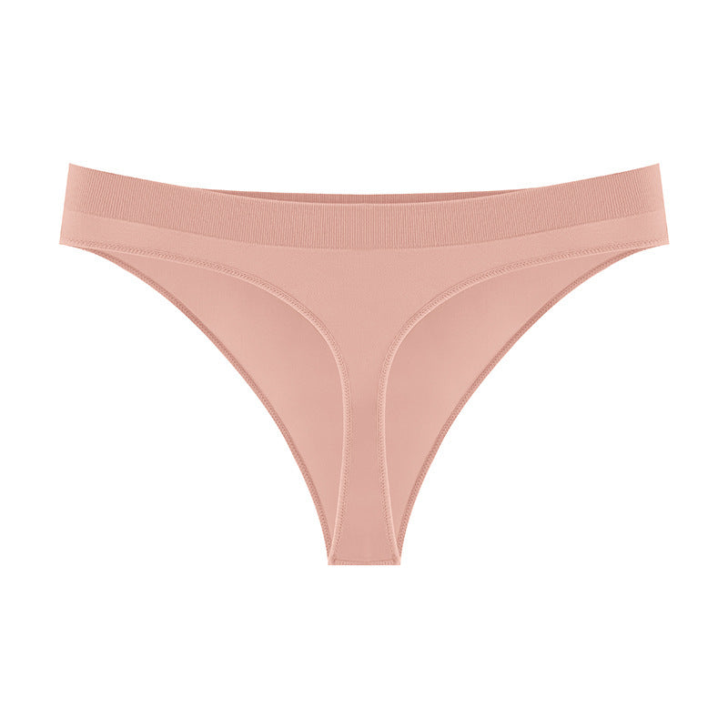 Women’s Mid-Rise Seamless Thong – Ultra Stretch, Invisible Fit Yiwu Cujia Trade Co., Ltd