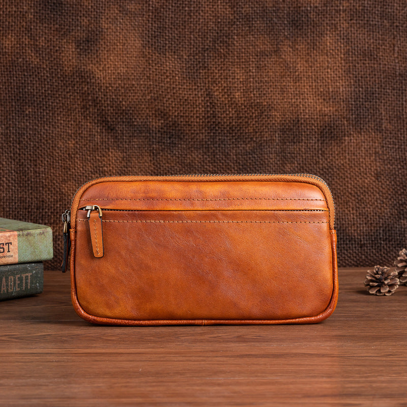 Leather Wrist Bag - Men's Leather Purse Heyang Industrial Co., Ltd