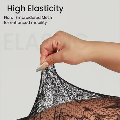 Super Stretch Fishnet Jacquard Pantyhose Stockings, BuckyDrop