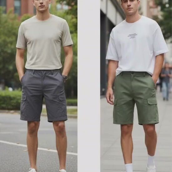 A.A.Y CORE Men's Classic Cargo Stretch Shorts, BuckyDrop
