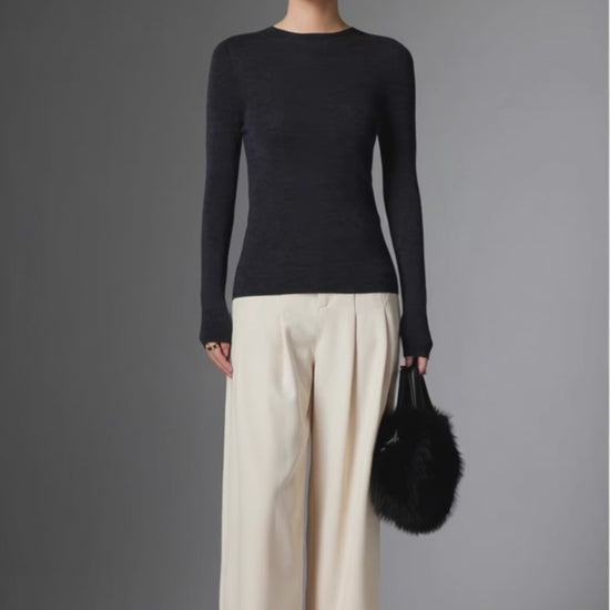 A.A.Y CORE Womens 100% Merino Wool Lightweight Knit Sweater, BuckyDrop