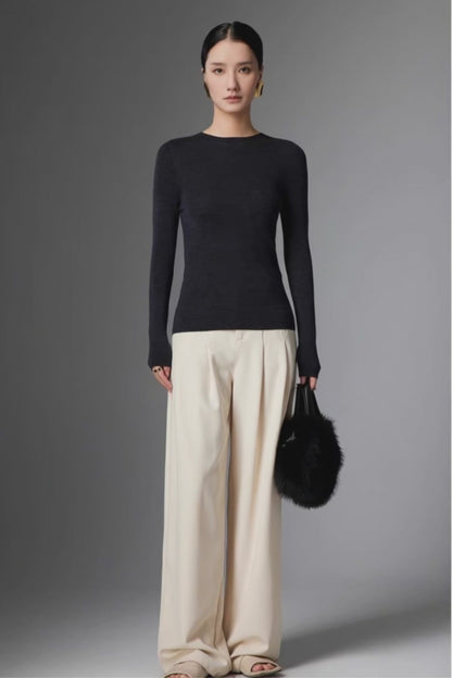 A.A.Y CORE Womens 100% Merino Wool Lightweight Knit Sweater, BuckyDrop