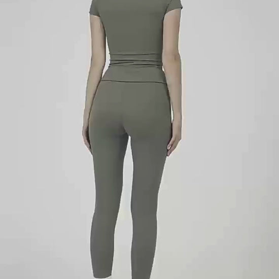 A.A.Y CORE Seamless Leggings & Top Set, BuckyDrop