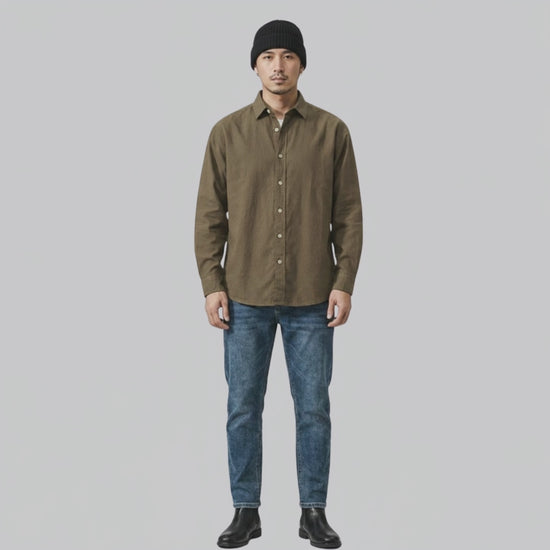 A.A.Y CORE Men’s Cotton‑Linen Shirt, BuckyDrop