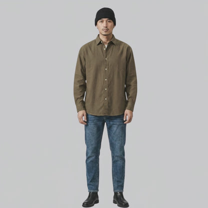 A.A.Y CORE Men’s Cotton‑Linen Shirt, BuckyDrop