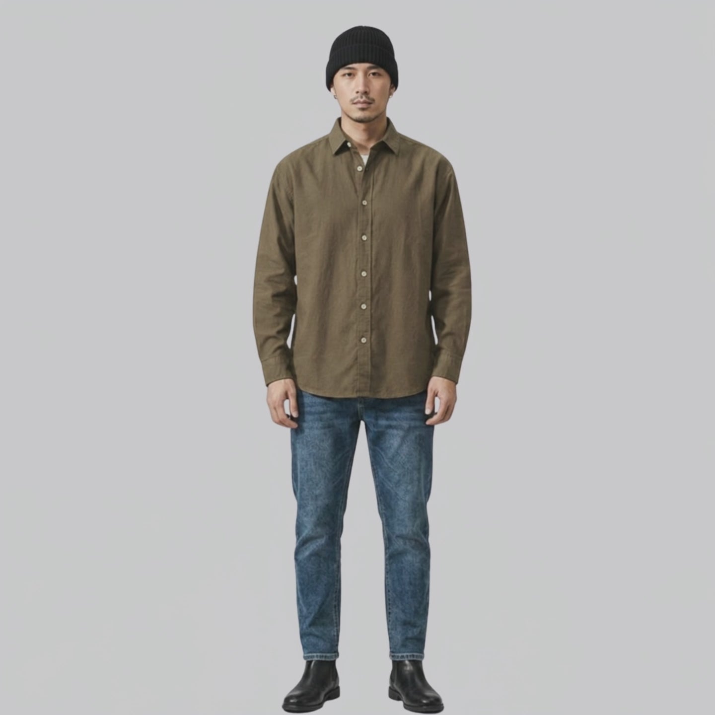 A.A.Y CORE Men’s Cotton‑Linen Shirt, BuckyDrop
