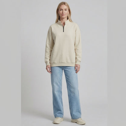 A.A.Y CORE Women’s Heavyweight Quarter‑Zip Sweatshirt, PODpartner