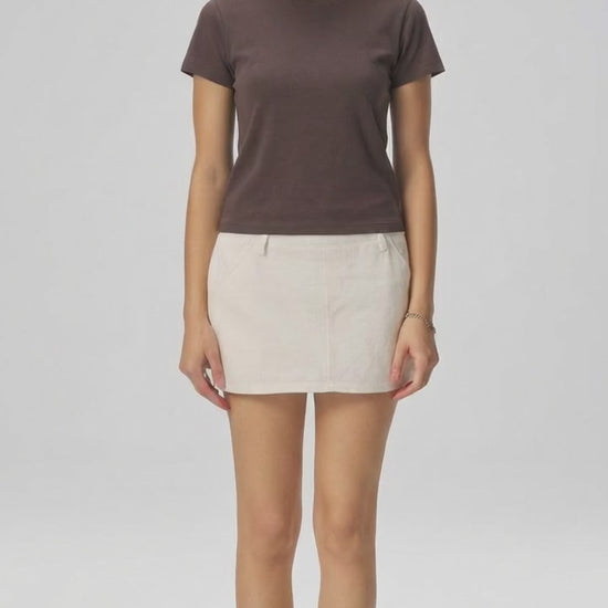 A.A.Y CORE Women’s Cotton Crewneck T‑Shirt – Solid Color Slim Fit Tee, ODMPOD