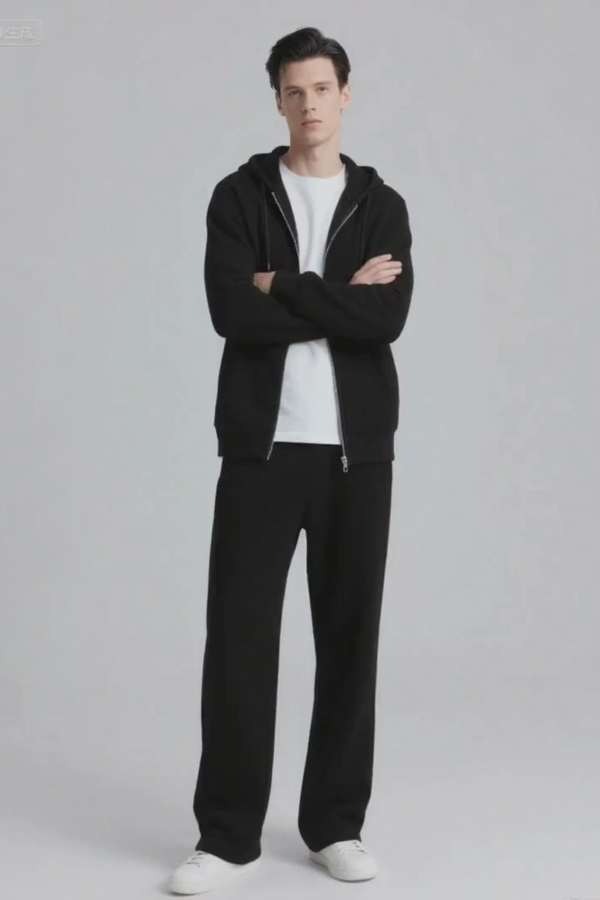 A.A.Y CORE Men's Heavyweight Full-Zip Hoodie, BuckyDrop