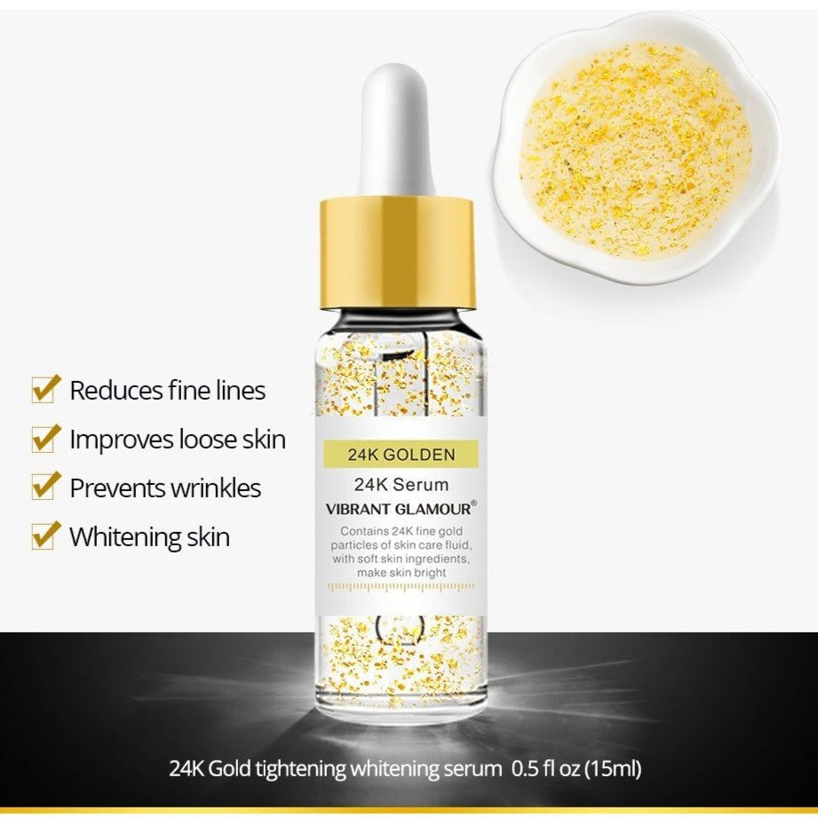 24K Gold Hydrating Beauty Serum - Anti-Aging Formula-Cosmetics-Beauty-Anti-Wrinkle-Hyaluronic Acid - A.A.Y FASHION