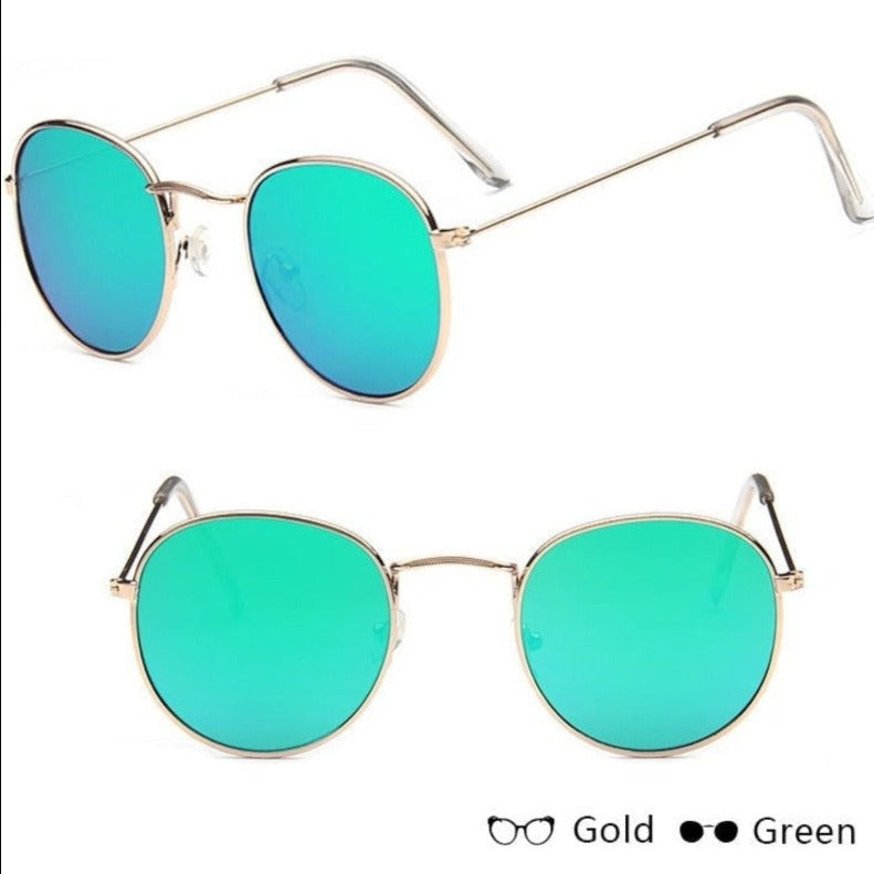 Round Metal Frame Sunglasses - Unisex - Various Colors - A.A.Y FASHION